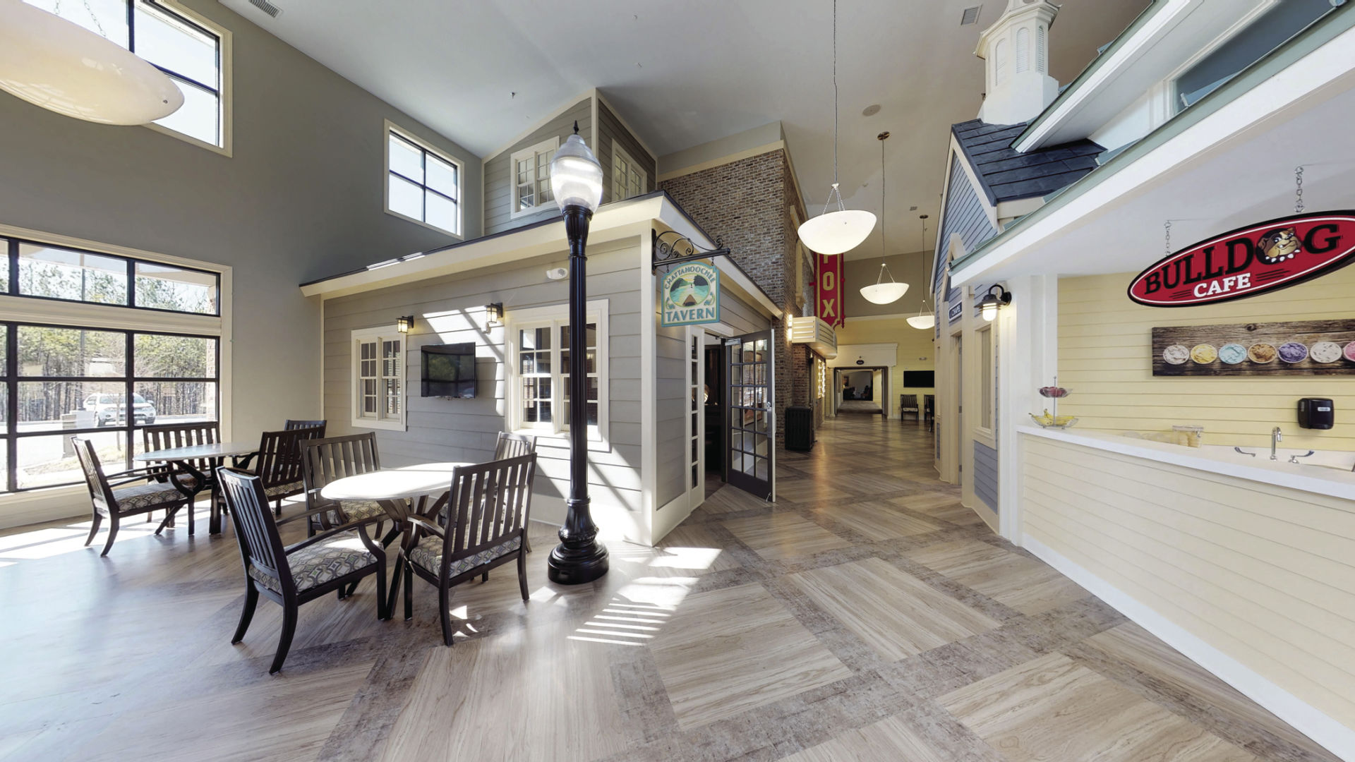 Interior of cafe in the Atlanta Memory Center